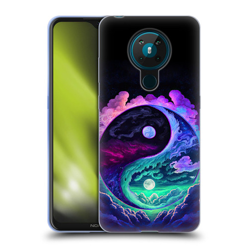 Wumples Cosmic Arts Clouded Yin Yang Soft Gel Case for Nokia 5.3