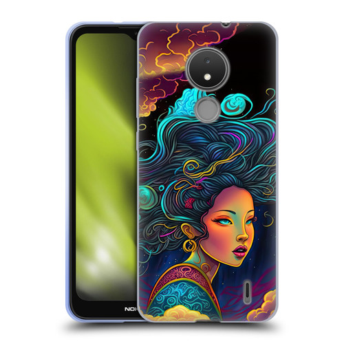 Wumples Cosmic Arts Cloud Goddess Soft Gel Case for Nokia C21