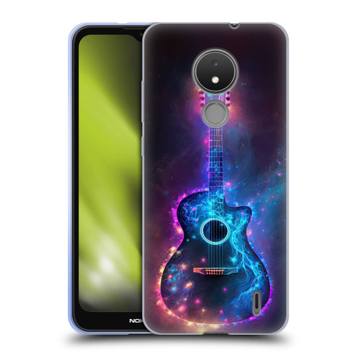 Wumples Cosmic Arts Guitar Soft Gel Case for Nokia C21