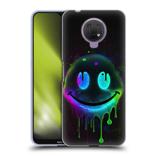 Wumples Cosmic Arts Drip Smiley Soft Gel Case for Nokia G10