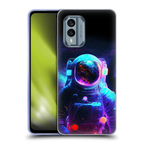 Wumples Cosmic Arts Astronaut Soft Gel Case for Nokia X30