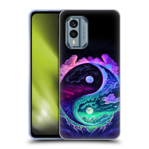 Wumples Cosmic Arts Clouded Yin Yang Soft Gel Case for Nokia X30