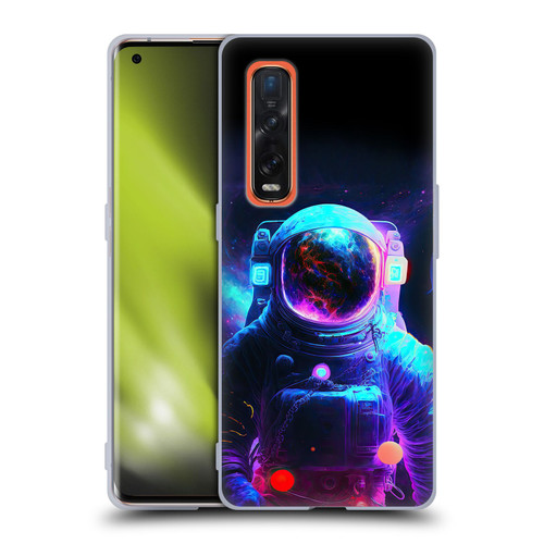 Wumples Cosmic Arts Astronaut Soft Gel Case for OPPO Find X2 Pro 5G