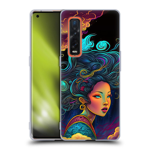 Wumples Cosmic Arts Cloud Goddess Soft Gel Case for OPPO Find X2 Pro 5G