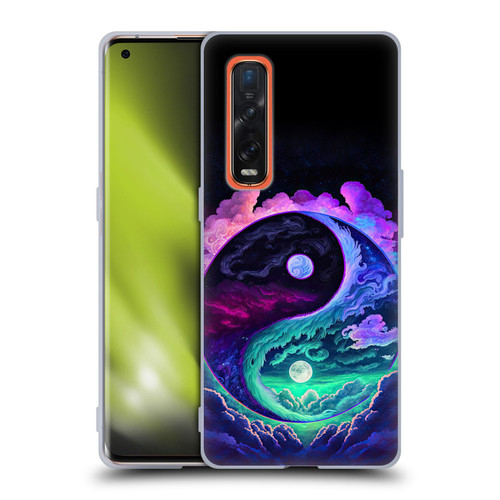 Wumples Cosmic Arts Clouded Yin Yang Soft Gel Case for OPPO Find X2 Pro 5G
