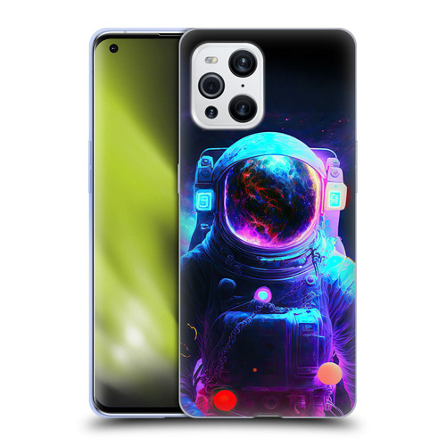 Wumples Cosmic Arts Astronaut Soft Gel Case for OPPO Find X3 / Pro