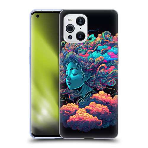 Wumples Cosmic Arts Cloud Goddess Aphrodite Soft Gel Case for OPPO Find X3 / Pro