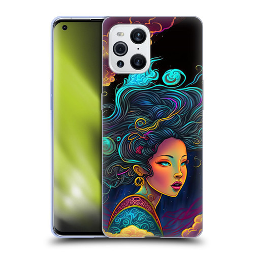 Wumples Cosmic Arts Cloud Goddess Soft Gel Case for OPPO Find X3 / Pro