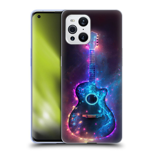 Wumples Cosmic Arts Guitar Soft Gel Case for OPPO Find X3 / Pro