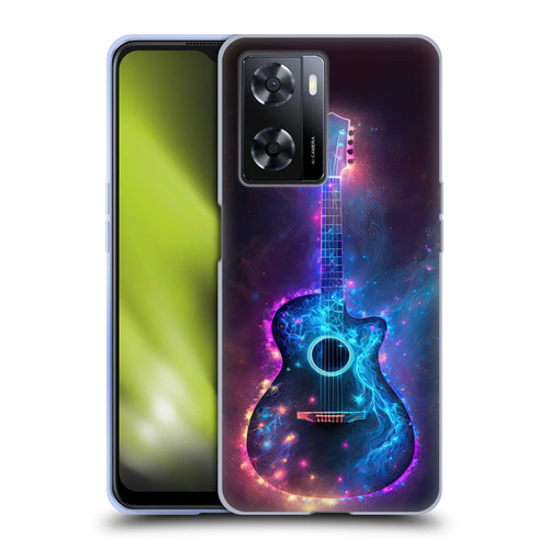 Wumples Cosmic Arts Guitar Soft Gel Case for OPPO A57s