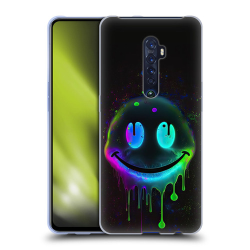 Wumples Cosmic Arts Drip Smiley Soft Gel Case for OPPO Reno 2