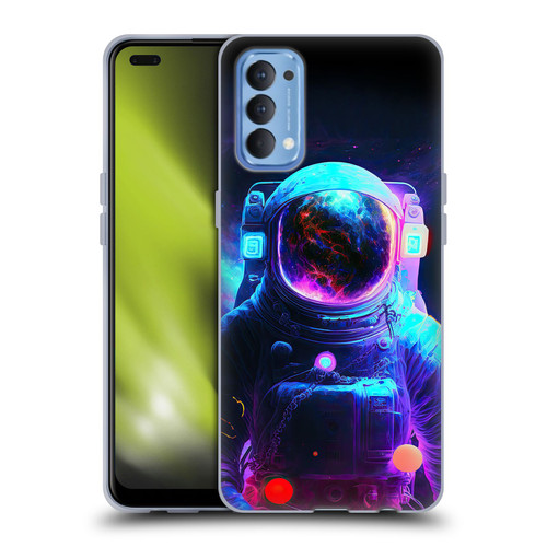 Wumples Cosmic Arts Astronaut Soft Gel Case for OPPO Reno 4 5G