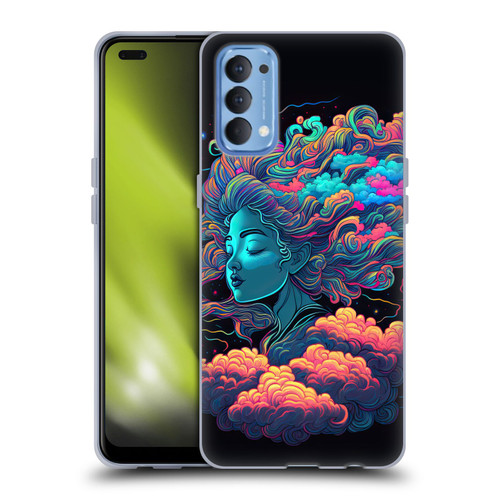 Wumples Cosmic Arts Cloud Goddess Aphrodite Soft Gel Case for OPPO Reno 4 5G