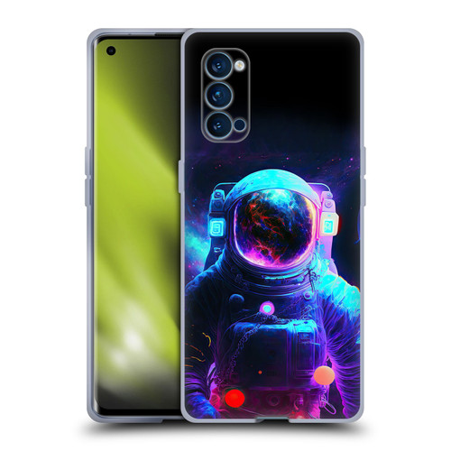 Wumples Cosmic Arts Astronaut Soft Gel Case for OPPO Reno 4 Pro 5G