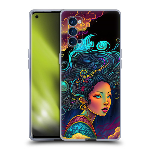 Wumples Cosmic Arts Cloud Goddess Soft Gel Case for OPPO Reno 4 Pro 5G