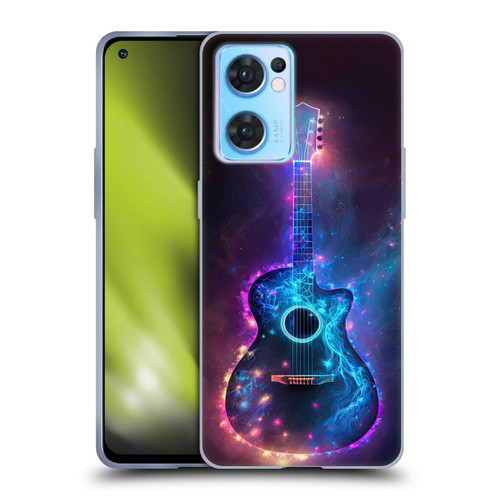 Wumples Cosmic Arts Guitar Soft Gel Case for OPPO Reno7 5G / Find X5 Lite