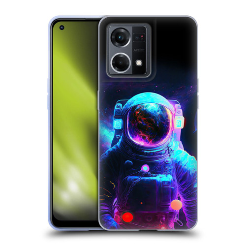 Wumples Cosmic Arts Astronaut Soft Gel Case for OPPO Reno8 4G