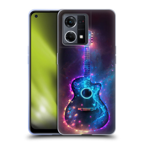 Wumples Cosmic Arts Guitar Soft Gel Case for OPPO Reno8 4G