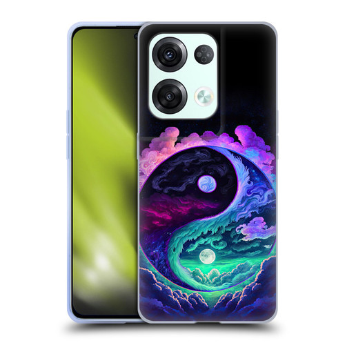 Wumples Cosmic Arts Clouded Yin Yang Soft Gel Case for OPPO Reno8 Pro