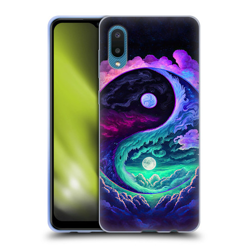Wumples Cosmic Arts Clouded Yin Yang Soft Gel Case for Samsung Galaxy A02/M02 (2021)