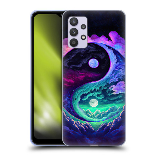 Wumples Cosmic Arts Clouded Yin Yang Soft Gel Case for Samsung Galaxy A32 5G / M32 5G (2021)