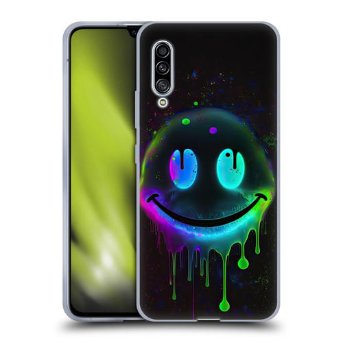 Wumples Cosmic Arts Drip Smiley Soft Gel Case for Samsung Galaxy A90 5G (2019)