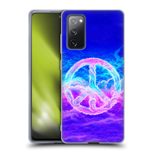 Wumples Cosmic Arts Clouded Peace Symbol Soft Gel Case for Samsung Galaxy S20 FE / 5G