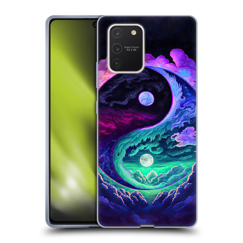 Wumples Cosmic Arts Clouded Yin Yang Soft Gel Case for Samsung Galaxy S10 Lite