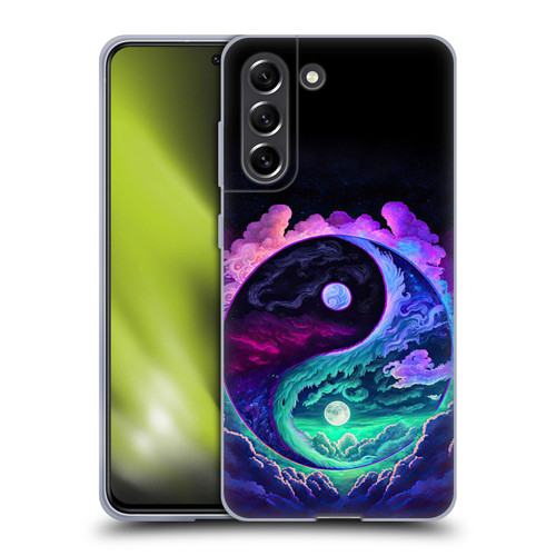 Wumples Cosmic Arts Clouded Yin Yang Soft Gel Case for Samsung Galaxy S21 FE 5G