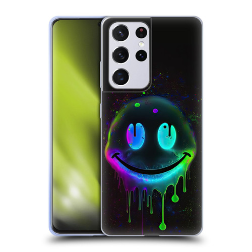 Wumples Cosmic Arts Drip Smiley Soft Gel Case for Samsung Galaxy S21 Ultra 5G