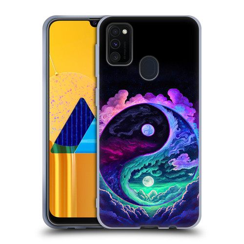 Wumples Cosmic Arts Clouded Yin Yang Soft Gel Case for Samsung Galaxy M30s (2019)/M21 (2020)