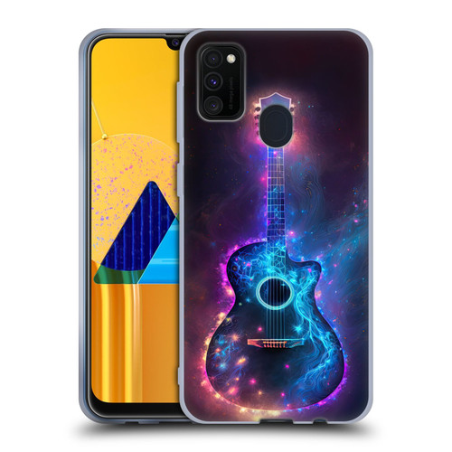 Wumples Cosmic Arts Guitar Soft Gel Case for Samsung Galaxy M30s (2019)/M21 (2020)