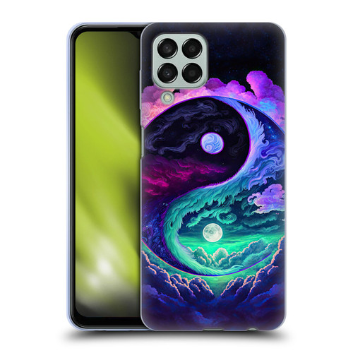 Wumples Cosmic Arts Clouded Yin Yang Soft Gel Case for Samsung Galaxy M33 (2022)