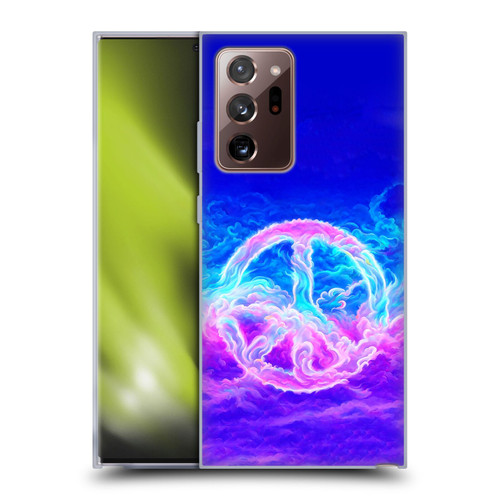 Wumples Cosmic Arts Clouded Peace Symbol Soft Gel Case for Samsung Galaxy Note20 Ultra / 5G