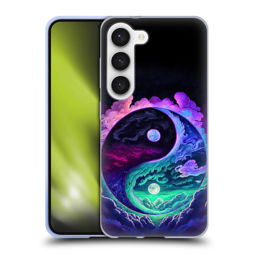 Wumples Cosmic Arts Clouded Yin Yang Soft Gel Case for Samsung Galaxy S23 5G