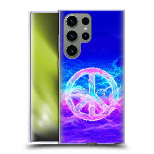 Wumples Cosmic Arts Clouded Peace Symbol Soft Gel Case for Samsung Galaxy S23 Ultra 5G