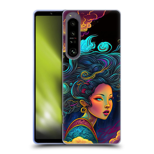 Wumples Cosmic Arts Cloud Goddess Soft Gel Case for Sony Xperia 1 IV