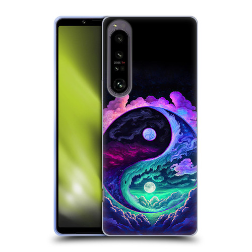 Wumples Cosmic Arts Clouded Yin Yang Soft Gel Case for Sony Xperia 1 IV