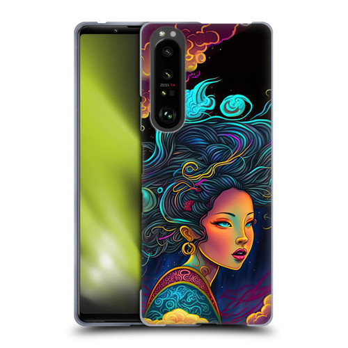 Wumples Cosmic Arts Cloud Goddess Soft Gel Case for Sony Xperia 1 III