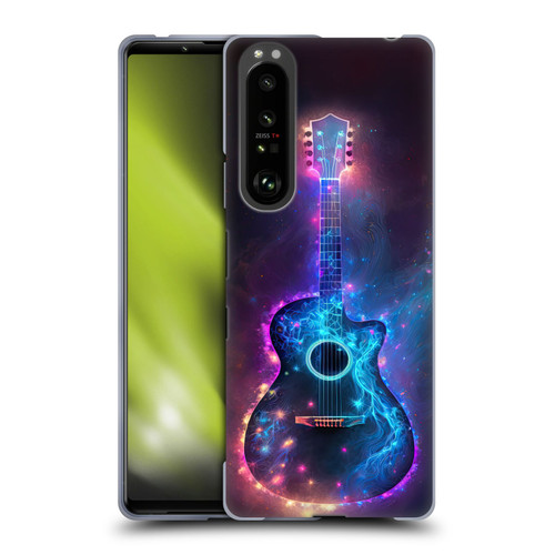 Wumples Cosmic Arts Guitar Soft Gel Case for Sony Xperia 1 III