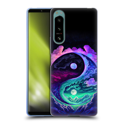 Wumples Cosmic Arts Clouded Yin Yang Soft Gel Case for Sony Xperia 5 IV