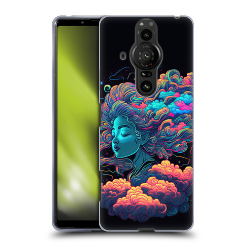 Wumples Cosmic Arts Cloud Goddess Aphrodite Soft Gel Case for Sony Xperia Pro-I