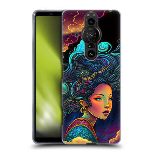 Wumples Cosmic Arts Cloud Goddess Soft Gel Case for Sony Xperia Pro-I