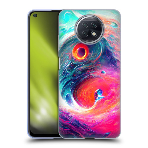 Wumples Cosmic Arts Blue And Pink Yin Yang Vortex Soft Gel Case for Xiaomi Redmi Note 9T 5G