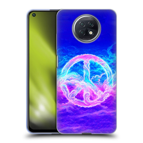 Wumples Cosmic Arts Clouded Peace Symbol Soft Gel Case for Xiaomi Redmi Note 9T 5G