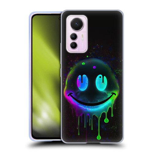 Wumples Cosmic Arts Drip Smiley Soft Gel Case for Xiaomi 12 Lite