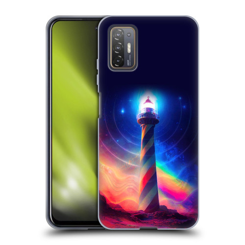 Wumples Cosmic Universe Lighthouse Soft Gel Case for HTC Desire 21 Pro 5G
