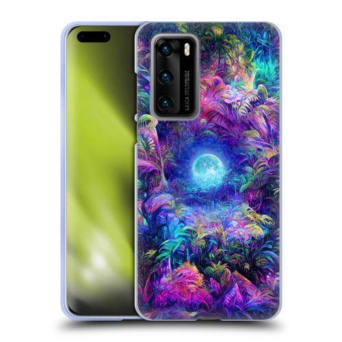 Wumples Cosmic Universe Jungle Moonrise Soft Gel Case for Huawei P40 5G