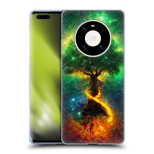 Wumples Cosmic Universe Yggdrasil, Norse Tree Of Life Soft Gel Case for Huawei Mate 40 Pro 5G
