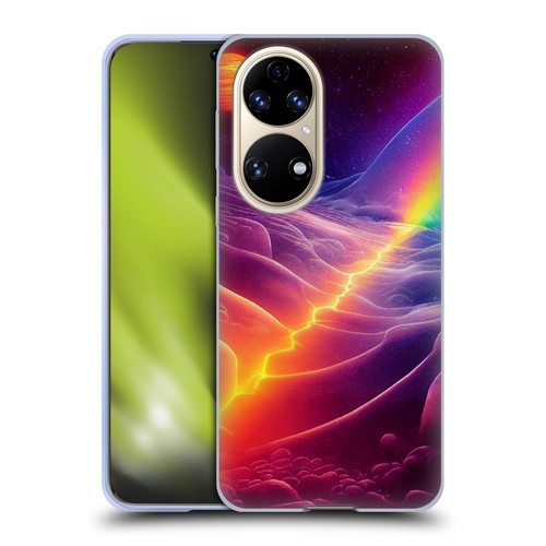 Wumples Cosmic Universe A Chasm On A Distant Moon Soft Gel Case for Huawei P50